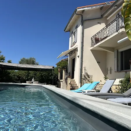 Apartment Grand Appt 6p Climatise Dans Avec Piscine - 8 Kms De Cannes Antibes