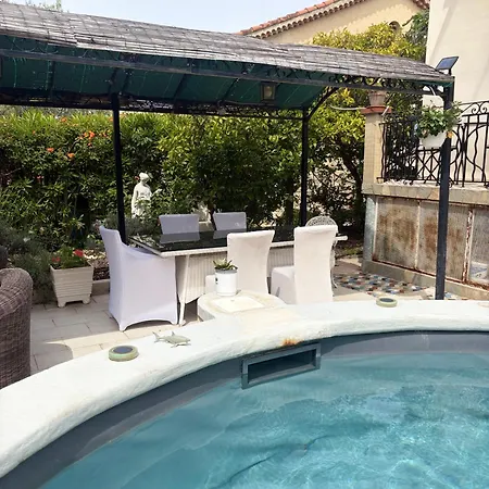 Grand Appt 6p Climatise Dans Avec Piscine - 8 Kms De Cannes *